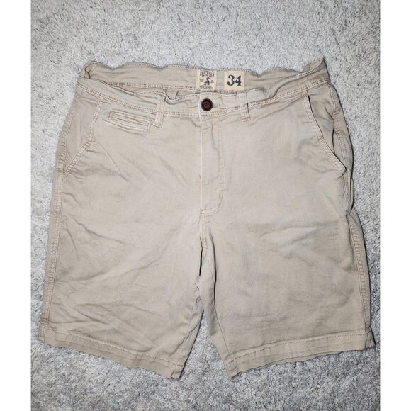 RedHead Canvas Cargo Shorts Men’s Size 34 Tan Outdoor Workwear - Picture 1 of 4